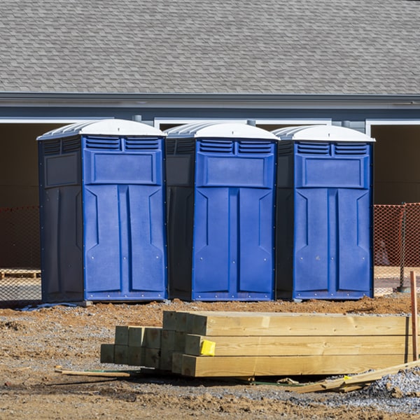 are there any restrictions on what items can be disposed of in the portable toilets in Campbell